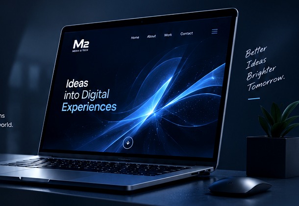 Modern digital technology workspace